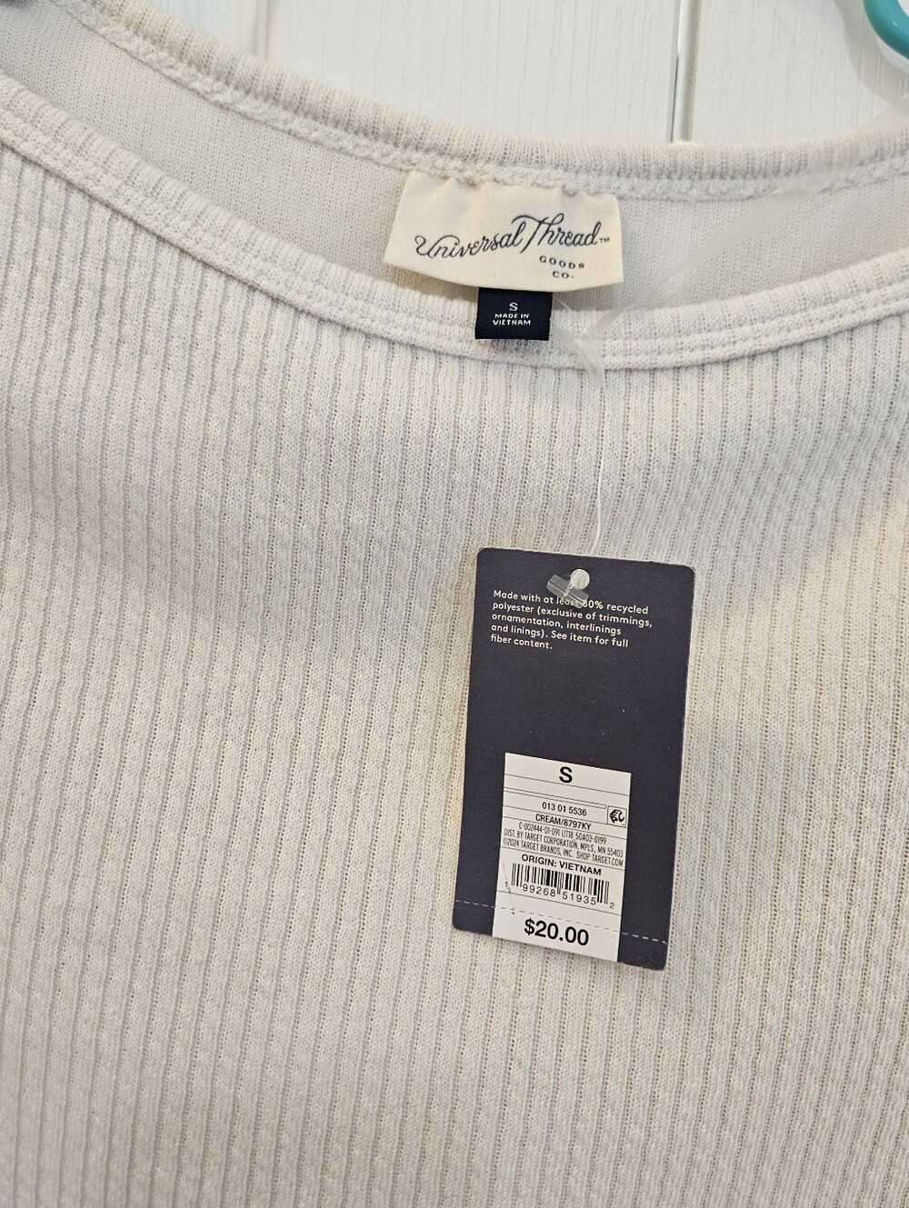 Universal Thread Ribbed Short-Sleeve Top Size: Small NWT - Picture 8 of 9